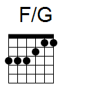 kytara akord F/G (YouSongs.cz)